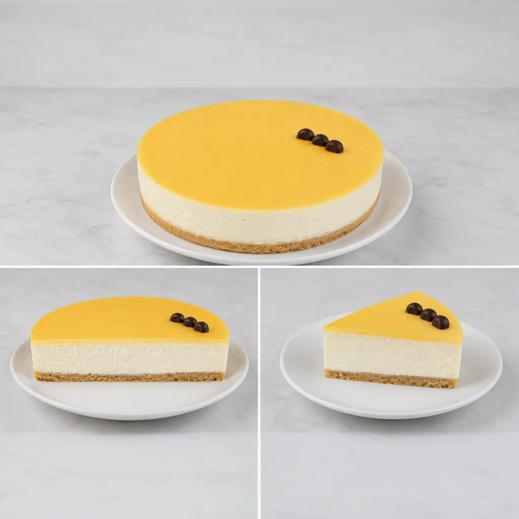 Vanilla-Baked Cheesecake`