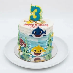 Baby Shark Theme cake