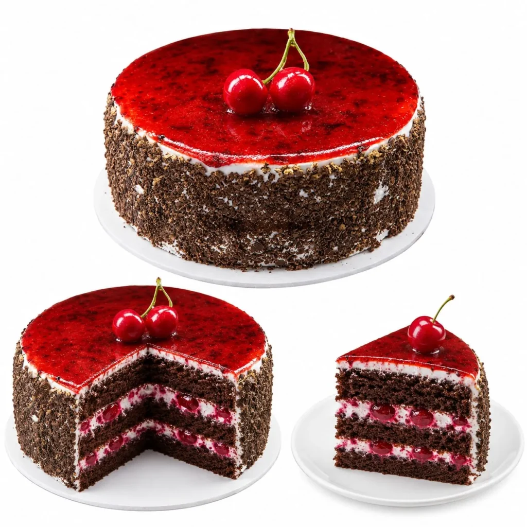 Black Forest Torte with chocolate cake and cherry flavour in Perth