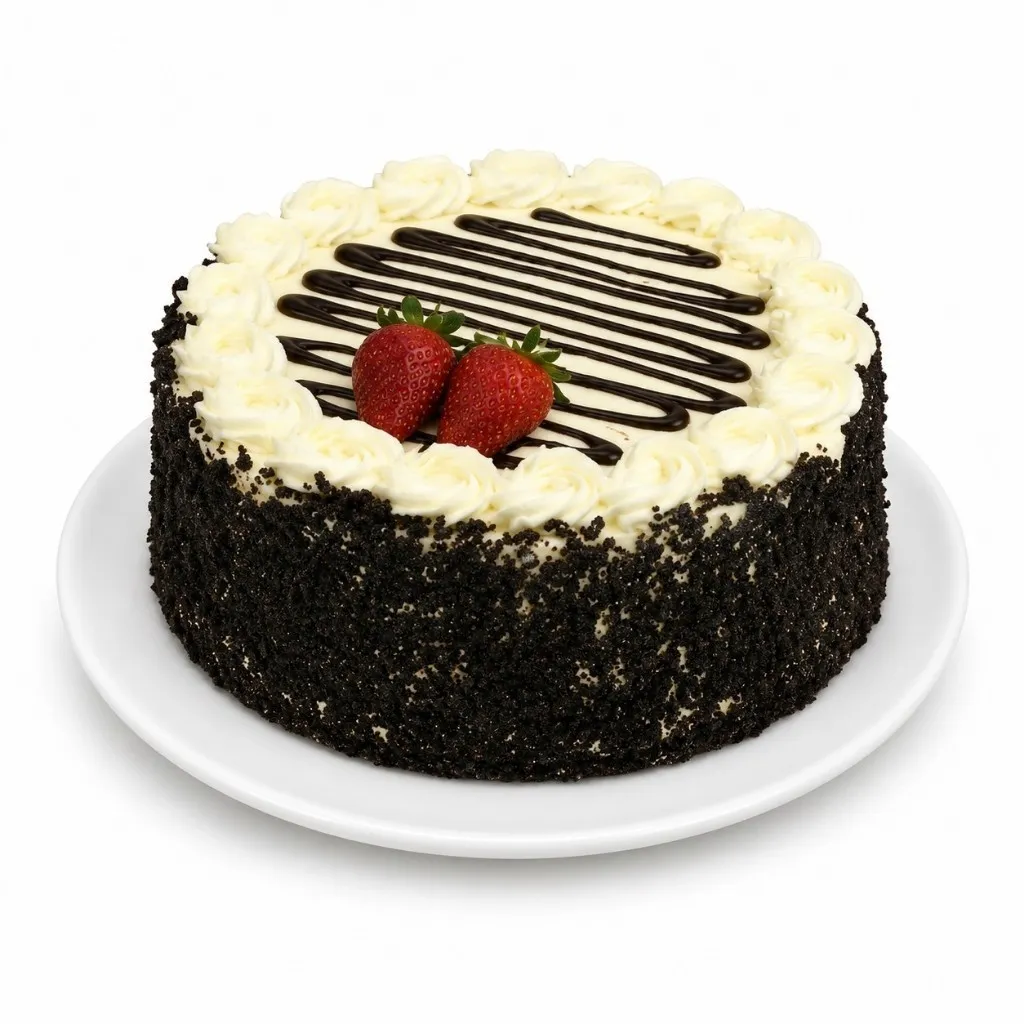 Eggless Strawberry Torte