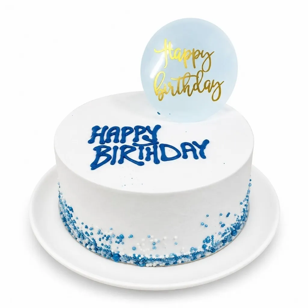 Midi size vanila sponge cake for boys
