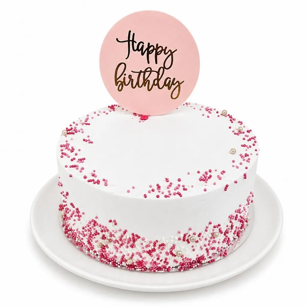 Midi size vanila sponge cake for girls