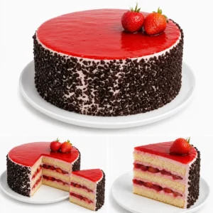 Strawberry Creme Torte
