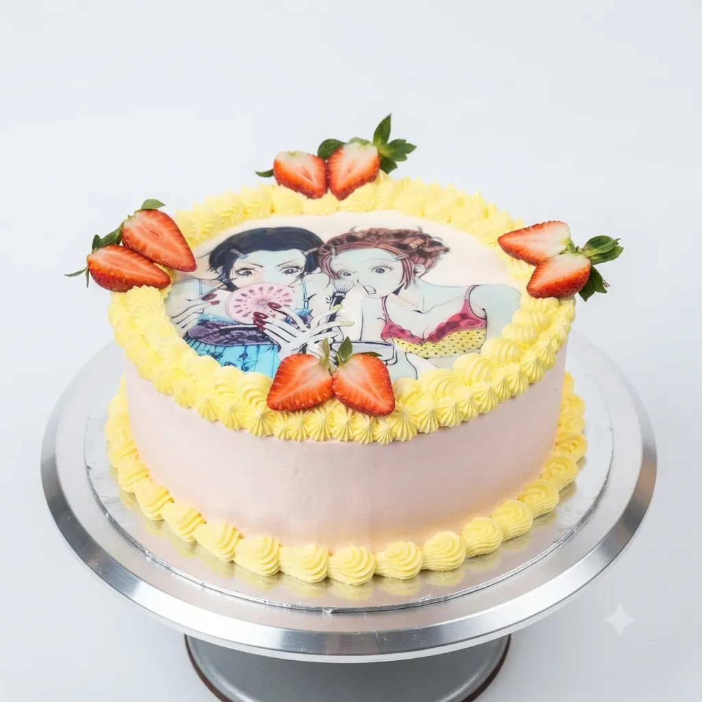 Glamorous Manga Moment Cake