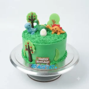 Little Dino Forest Feast Cake