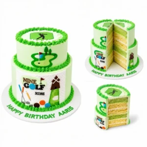 Mini Golf Theme Cake
