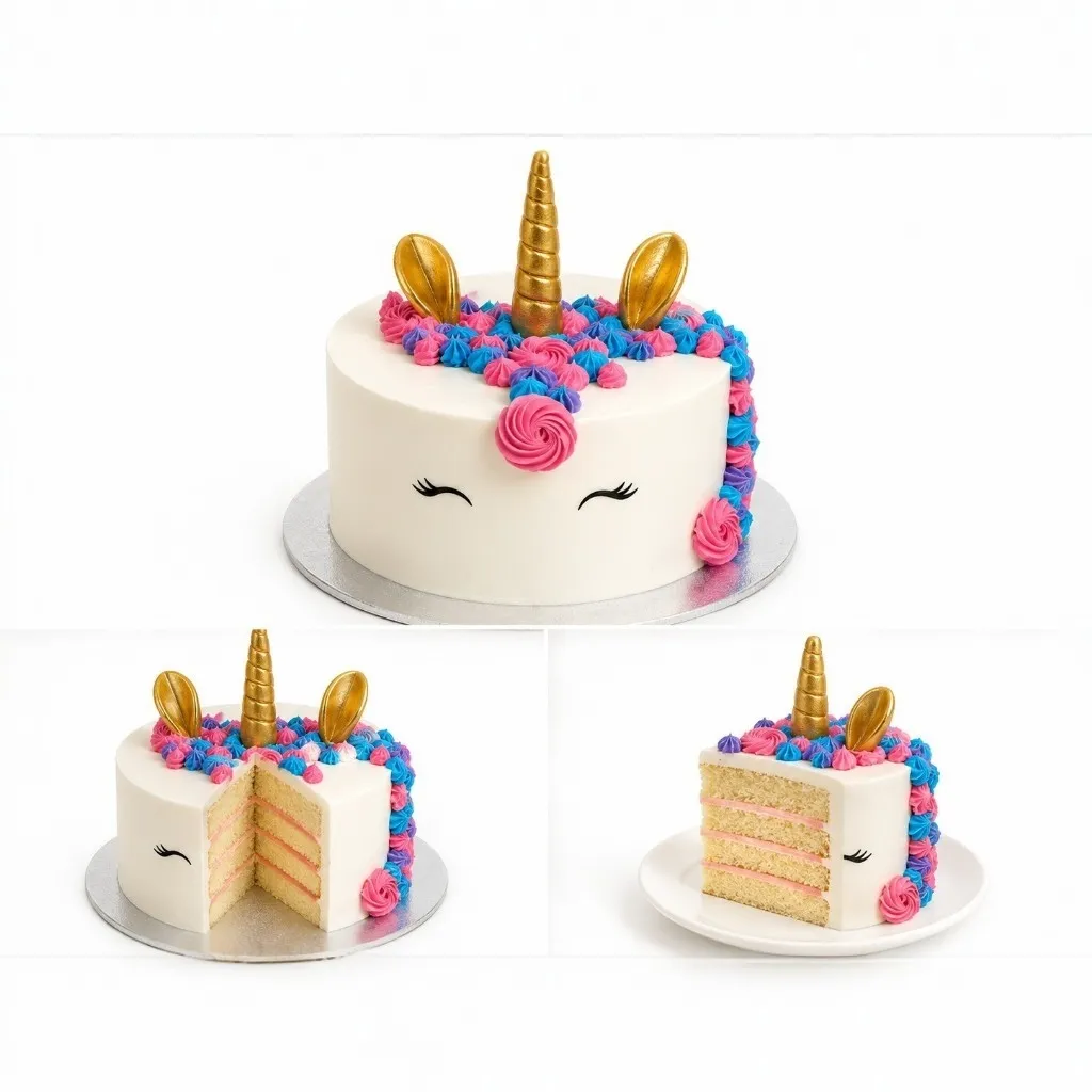 Pastel Dream Unicorn Cake