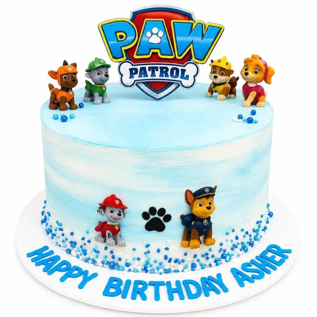 Paw Patrol birthday cake