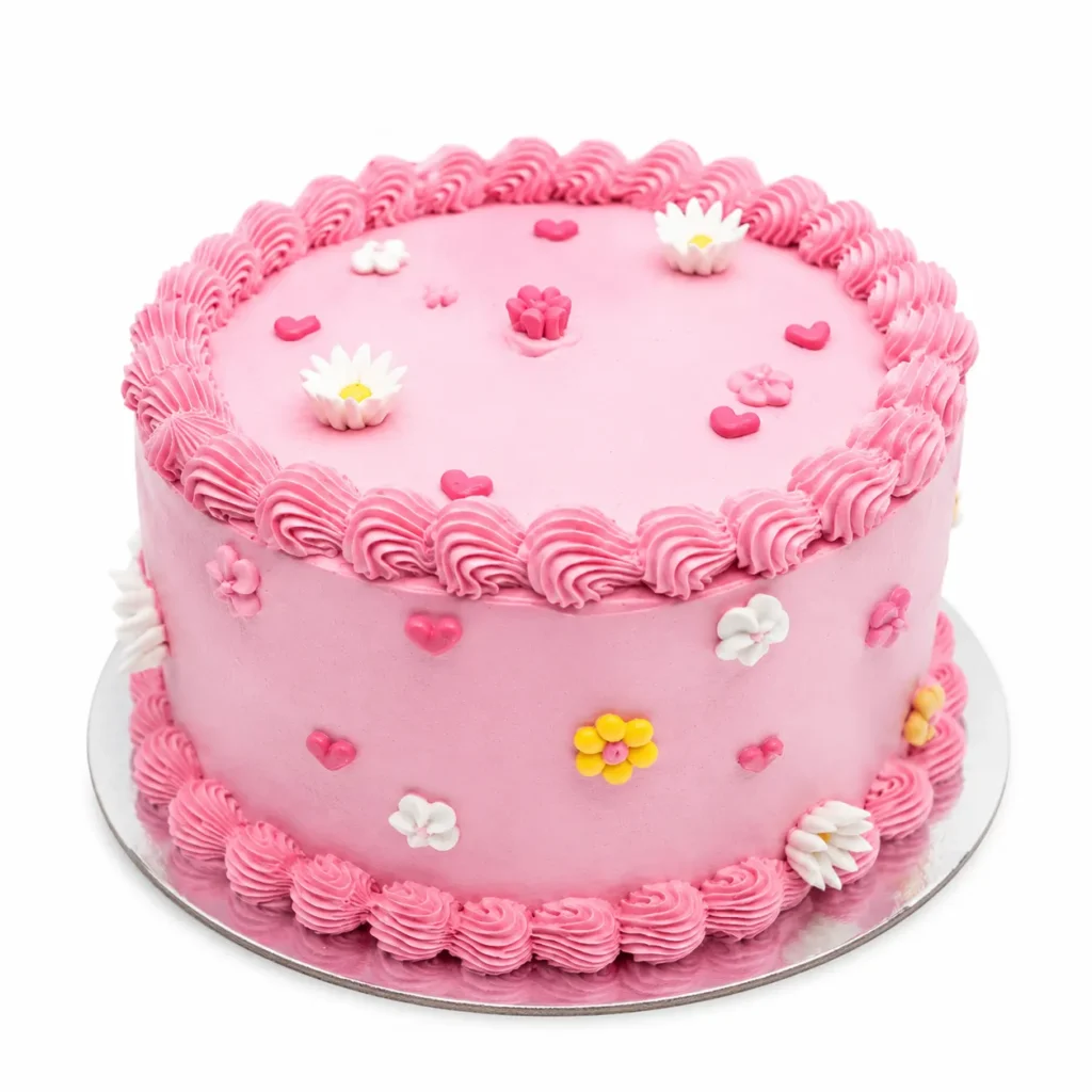 Pink Floral Cake