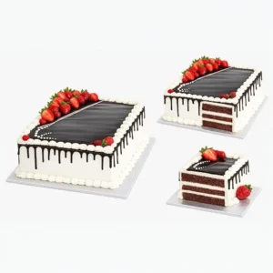 The Modern Berry Drip Cake