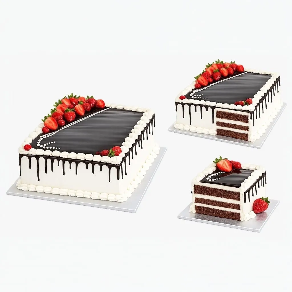 The Modern Berry Drip Cake