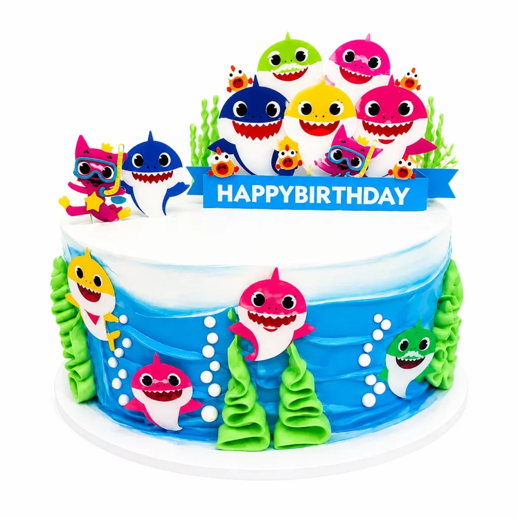 Under the sea birthday cake